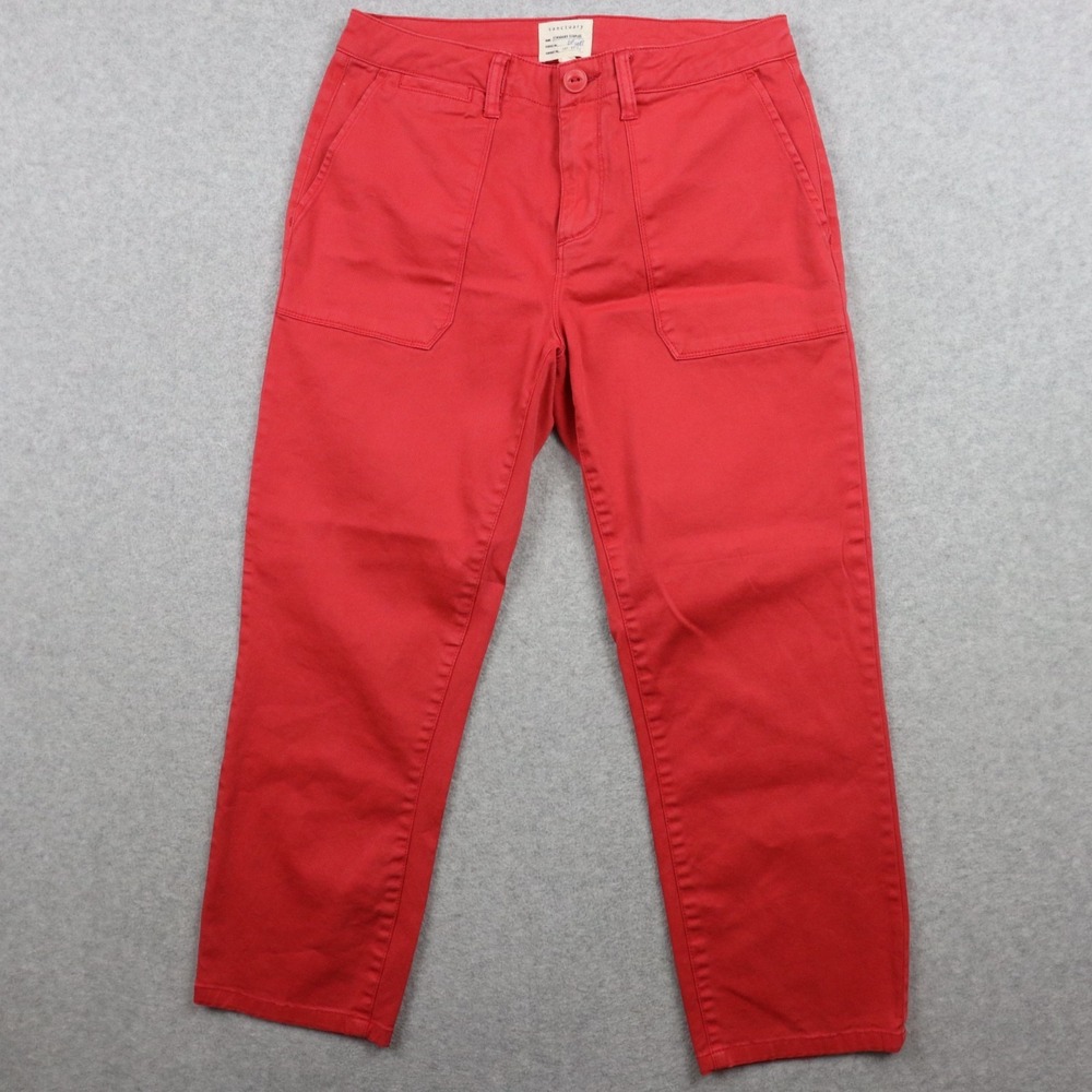 Sanctuary Pants Womens 26 Standard Surplus Utility Patch Flap Pocket Casual Pink